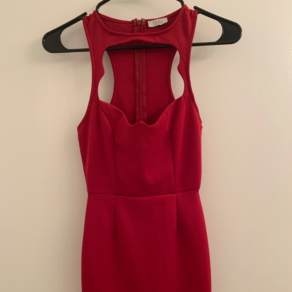 Tobi red dress